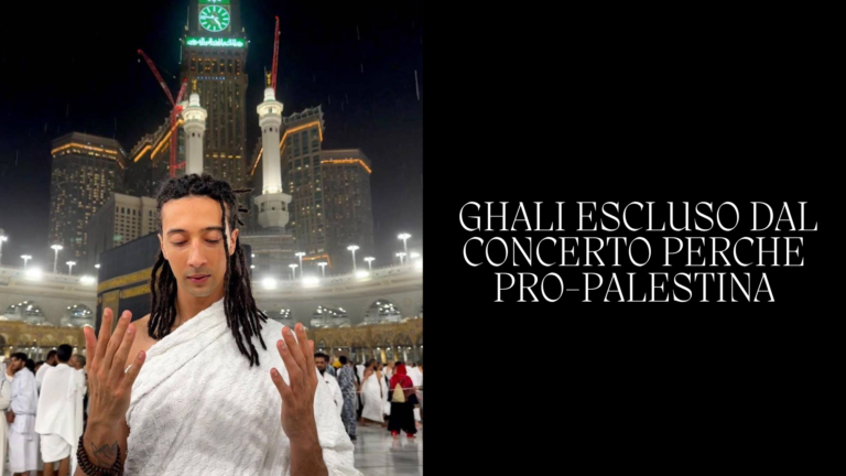 Ghali escluso dal concerto radio italia propalestina