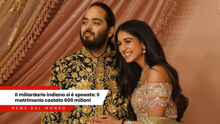 Ambani, il miliardario indiano si è sposato il matrimonio (dopo mesi di festeggiamenti) costato 600 milioni, chi è e chi sono gli invitati