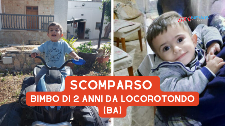 Locorotondo scomparso bimbo di due anni in provincia di bari avviate le ricerche domenico gallo