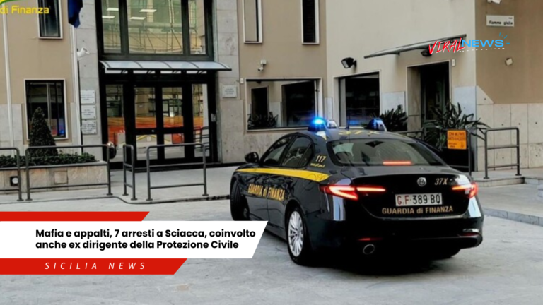 Mafia e appalti, 7 arresti a Sciacca, coinvolto anche ex dirigente della Protezione Civile