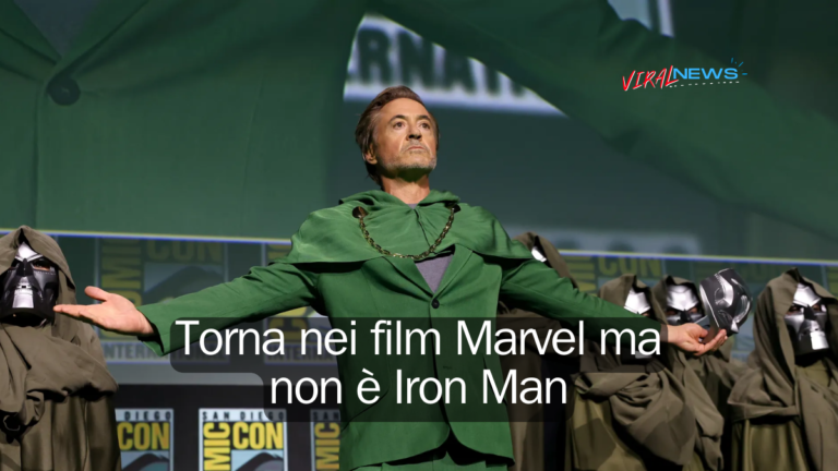 Robert Downey Jr torna in marvel ma non sarà iron man ma dottor destino