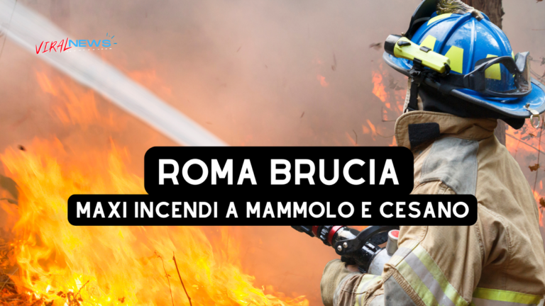 Roma Brucia, maxi incendia a mammolo e cesano