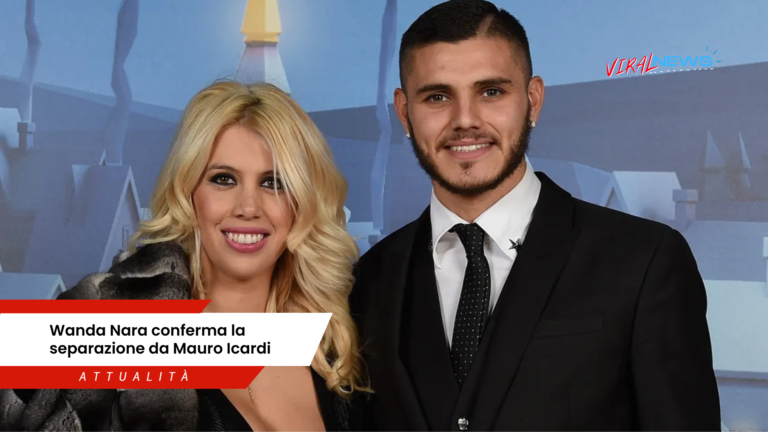 Wanda Nara conferma la separazione da Mauro Icardi