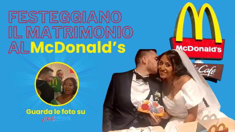 Avellino Michele e Ilary si sposano al McDonald's