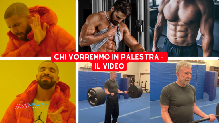 Chuck Norris in palestra che solleva 250kg con il bilanciare oggi