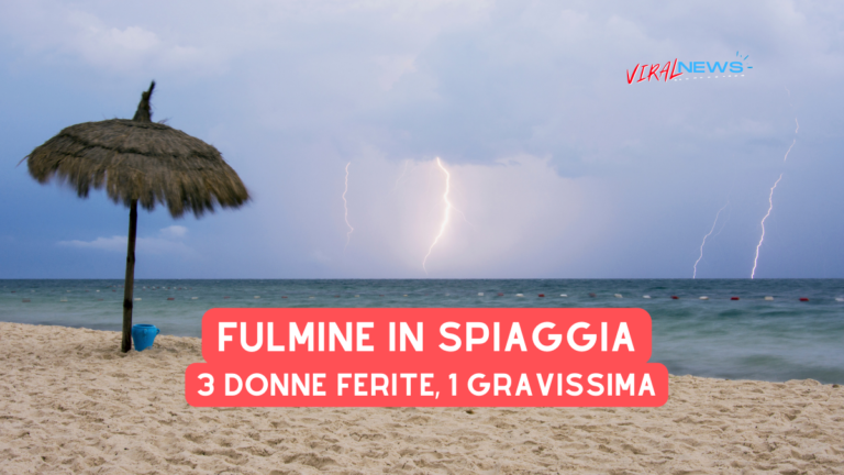 Fulmine in spiaggia ad Alba Adriatica tre donne ferite, una gravissima