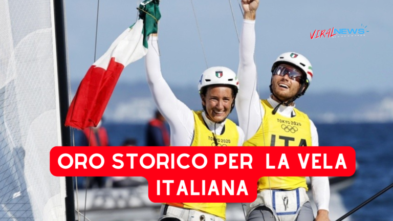 Olimpiadi parigi Ruggero Tita e Caterina Banti cncquistano la medaglia d'oro per la vela