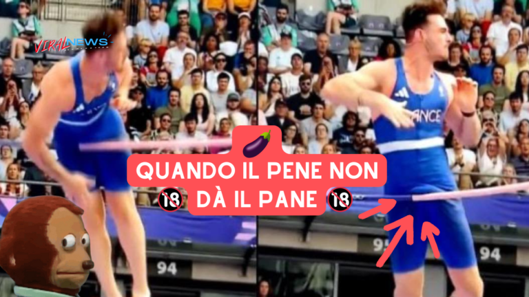 Olimpiadi un atleta francese escluso a causa del suo pene. Il filmato del suo salto con l'asta diventa virale.