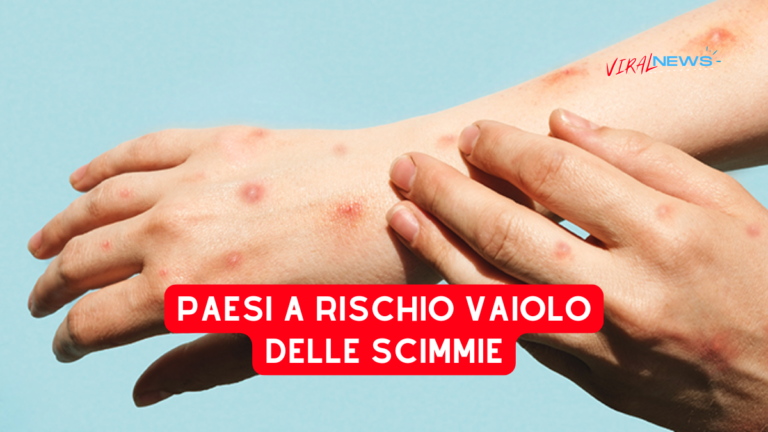 Paesi a rischio vaiolo delle scimmie