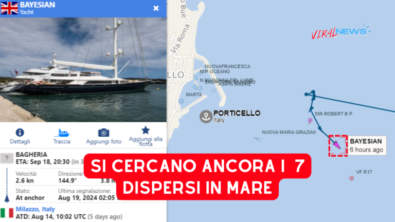 Porticello, affonda barca a vela sette dispersi