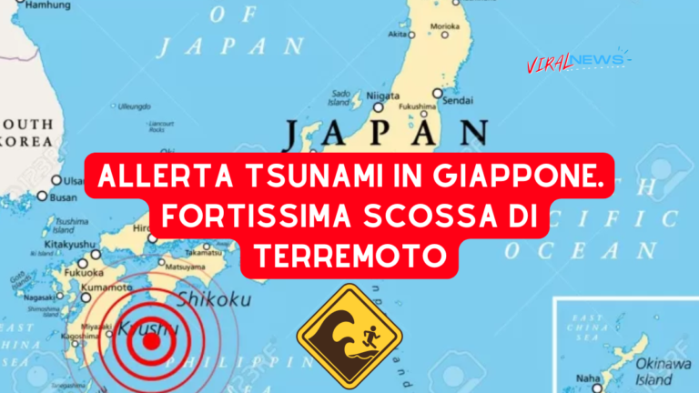 allerta tsunami in giappone scossa terremoto 7.1 oggi 8 agosto 2024