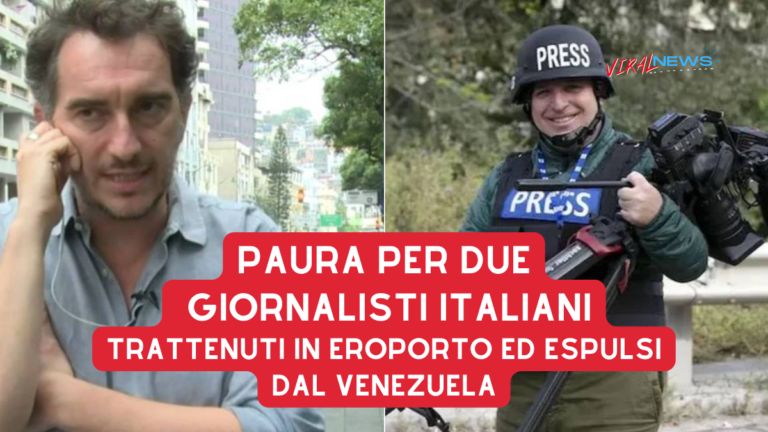 paura per due giornalisti italiani trattenuti in eroporto ed espulsi dal venezuela