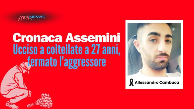 Alessandro Cambuca ucciso a 27 anni ad Assemini