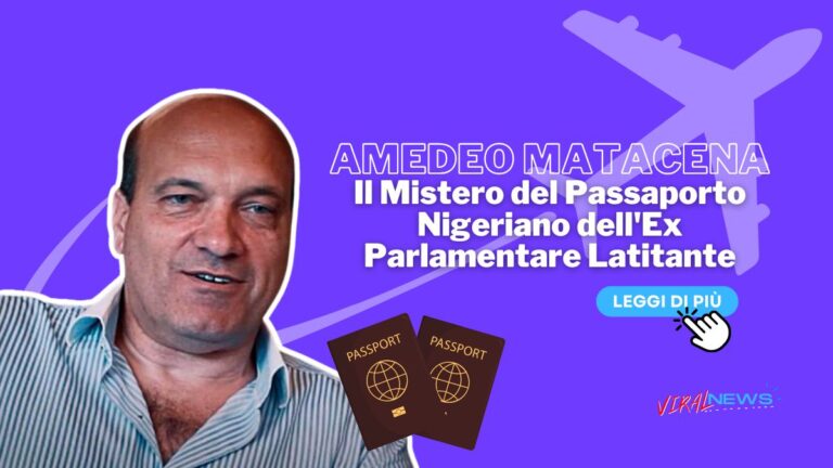 Amedeo Matacena passaporto nigeriano per ex parlamentare latitante