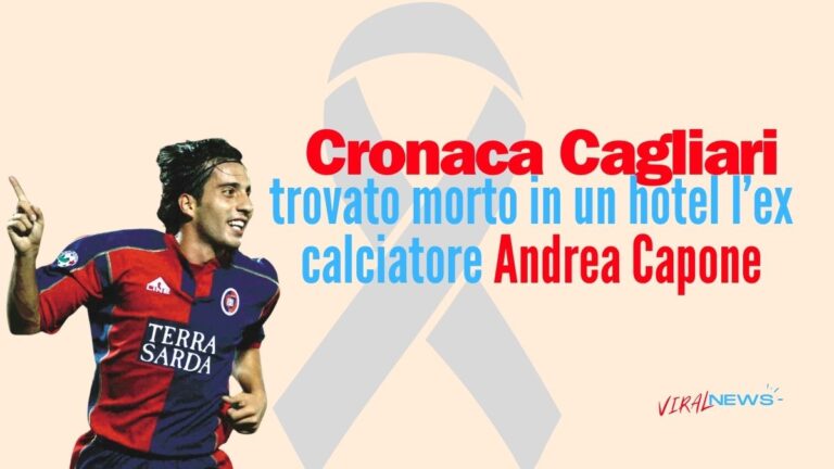 Cagliari muore l'ex calciatore andrea capone