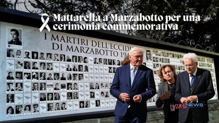 Mattarella a marzabotto per una cerimonia commemorativa