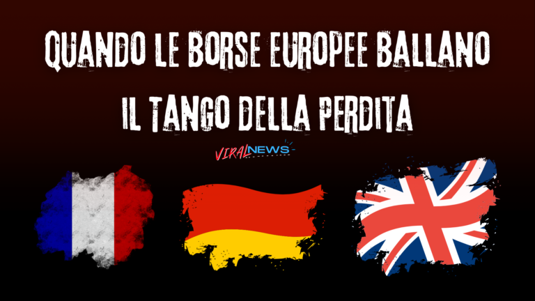 Le Borse europee crollano Parigi guida con un -2%, seguita da Francoforte e Londra