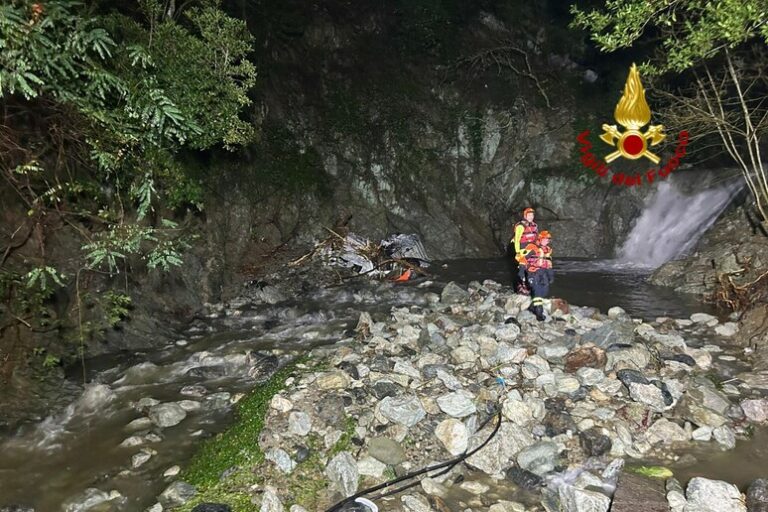 Scomparsa nel torrente: cronaca di una notte in cerca di speranze