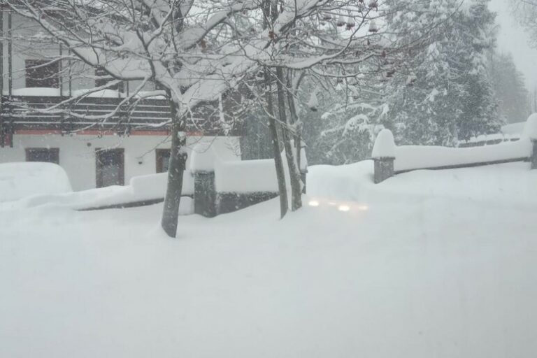 Un Manto Bianco Avvolge il Veneto: Nevicate Record e Acqua Alta a Venezia